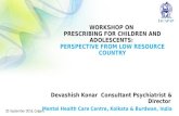 Iacapap  workshop on PRESCRIBING FOR CHILDREN AND ADOLESCENTS: PERSPECTIVE FROM LOW RESOURCE COUNTRY