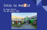 Intro to Android : Making your first App!