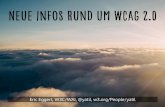 Neue Infos rund um WCAG 2.0