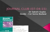 Journal club- breast ca basal like