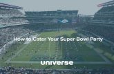 How to Cater Your Super Bowl Party