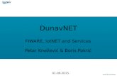FIWARE and IoT net services by DunavNET, SenZations 2015