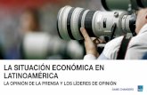 Encuesta Ipsos de evaluación económica en Latinoamérica