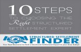 Ten Steps to Choosing the Right Structured Settlement expert