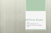 Writing styles workshop