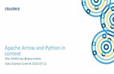 Apache Arrow and Python: The latest