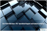 Exin ITILSC-OSA Exam - ITIL® Operational Support and Analysis Certificate