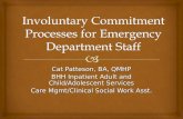 Involuntary Commitment Processes for Emergency Department Staff