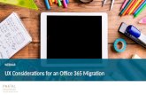 Webinar: UX Considerations for an Office 365 Migration