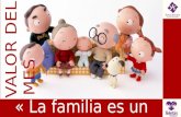 Familia VALOR DEL MES DE FEBRERO PARTICIPACION