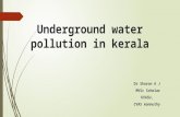 Underground water pollution in kerala