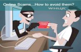 Online scams..how to avoid them