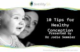 Free Information Session "10 Tips for Healthy Conception"