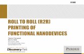 IE 590 R2R printing of functional nanodevices