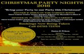 BHH Christmas party nights Flyer 2016