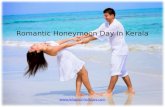 Romantic honeymoon days in kerala