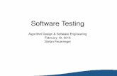 Software Testing for Data Scientists