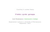 Finite cyclic groups