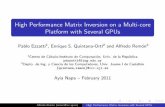 High Performance Matrix Inversion on a Multi-core Platform with ...