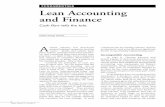 Lean Accounting and Finance