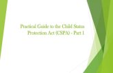 Guide To The Child Status Protection Act (CSPA)