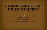 Colon targeted drug delivery
