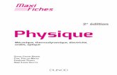 Maxi fiches de physique   2e +éd - mécanique, thermodynamique, +électricité, ondes, optique