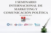 Seminario de Marketing Politico (Quito Ecuador) Diciembre 2015 Gabriel Arizo