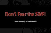 Dont Fear the SWF! (Adobe MAX Community Summit)