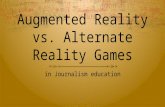 Alternate Reality Game, Augmented Reality, Virtual Reality and Hyper-reality