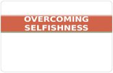 December.25 2016- Sunday Message - Overcoming Selfishness