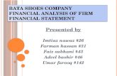 All financial ratios of bata shoe of last five years