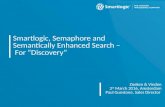 Smartlogic, Semaphore and Semantically Enhanced Search –  For “Discovery”