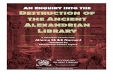 An enquiry in to the destruction of the grand Alexanderian library - Allama Shibli Nomani || Australian Islamic Library