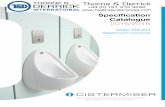 Cistermiser Water Efficient Washroom Controls - Specification Catalogue 2016