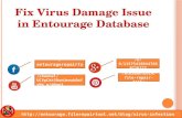 Fix Virus Damage Issue in Entourage Database
