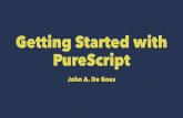 Getting Started with PureScript