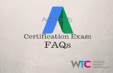 Google AdWords Certification Exam FAQs