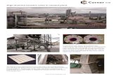 Ceramic wear lining solutions for cement plant