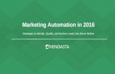 Marketing Automation in 2016 with Marketingprofs