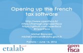 Opening up the French tax software
