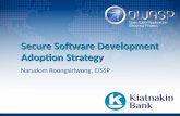 Secure Software Development Adoption Strategy