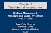 Strategic Management Slides - Chapter 4 "the Internal Assessment"