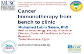 Cancer Immunotherapy from Bench to Clinic_Mohamed Labib Salem ,ppt