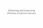 Delivering and Improving  Effective Customer Service Training by CustomerServiceCourse
