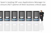 Leading ISP in Spain trusts ManageEngine Applications Manager