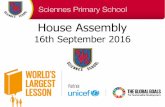 Sciennes Global Goals House Assembly 16.9.16