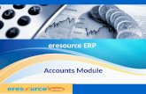 eresource Xcel ERP | ERP For Manufaturing Indusrty | Accounts Module