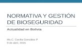 Actualidad en Bioseguridad Bolivia