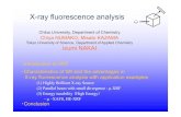 X-ray fluorescence analysis X ray fluorescence analysis